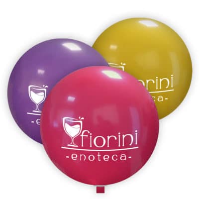 Palloncini giganti 80 cm personalizzati per allestimenti esterni