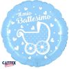 Palloncini mylar religiosi Battesimo Carrozzina Bimbo (18”)