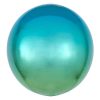 Palloncini mylar animali Blu e Verde Orbz (16")
