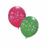 Palloncini natalizi - fiocchi di neve