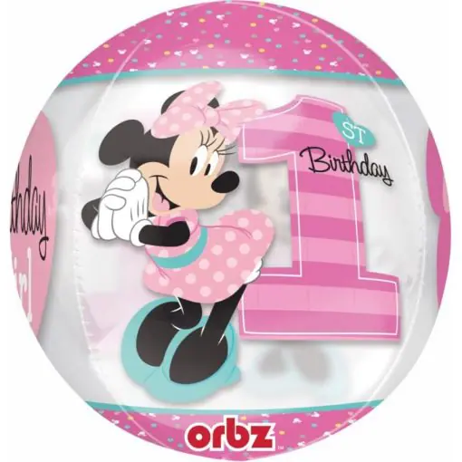 Palloncini Happy Birthday Minnie (18 Pollici)