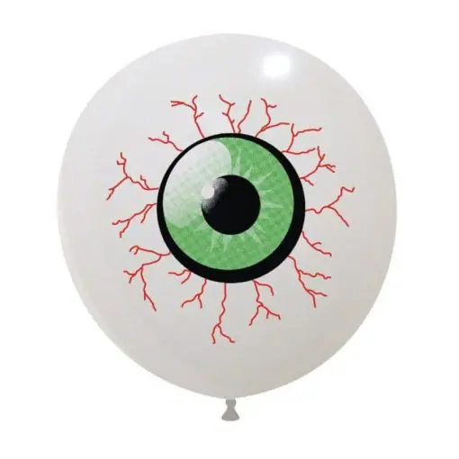 Palloncini verdi Halloween cimitero - Ø 26 cm - 100 pezzi 