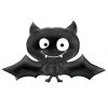 Palloncini halloween Pipistrello Nero XL® SuperShape™ (37”)