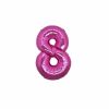 Palloncini numeri mylar piccoli -Numero 8